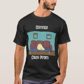 Zertifizierte Couch Potato T-Shirt (Vorderseite)
