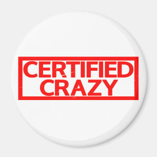 Zertifizierte Crazy-Briefmarke Magnet