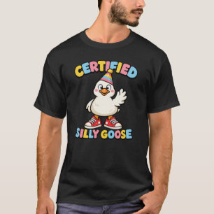 Zertifizierte Dumme Gans Niedliche Zeichentrick-Ga T-Shirt