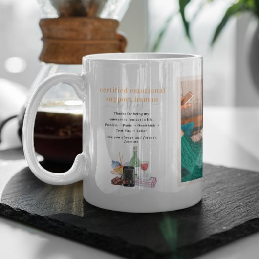 Zertifizierte emotionale Unterstützung | Friends F Kaffeetasse