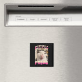 Zertifizierte Freak Cat Meme Offensive Memes Funny Magnet (In Situ (Geschirrspüler))