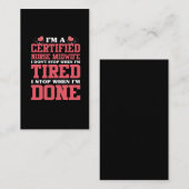 Zertifizierte Hebamme Niedlich Doula Baby Birth Visitenkarte (Vorne/Hinten)