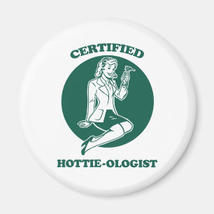 Zertifizierte Hottie-ologin Magnet