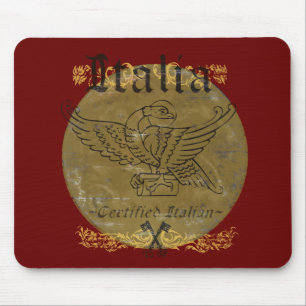 Zertifizierte italienische rote Italien-Mauspad Mousepad