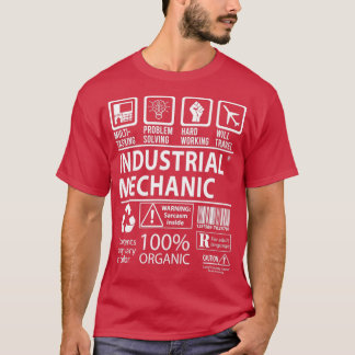Zertifizierte Job-Gif für industrielle Mechanik T-Shirt