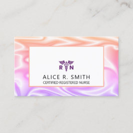 Zertifizierte Krankenpflegeausbildung Visitenkarte