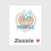 Zertifizierte Krankenversicherung Aufkleber (Blatt)