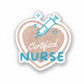 Zertifizierte Krankenversicherung Aufkleber (Vorderseite)