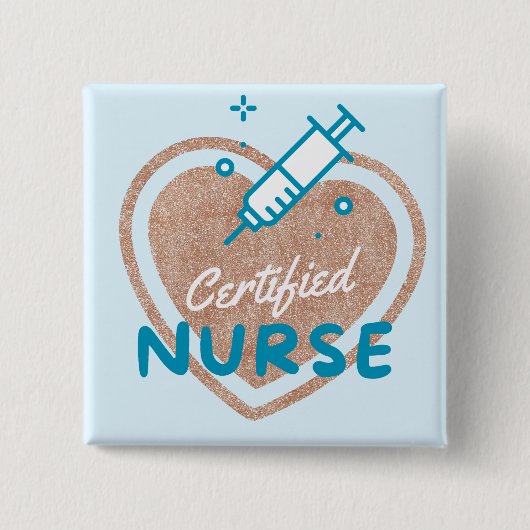 Zertifizierte Krankenversicherung Button (Vorderseite)