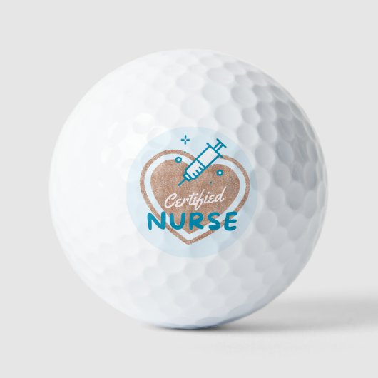 Zertifizierte Krankenversicherung Golfball (Vorderseite)