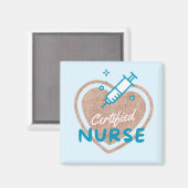 Zertifizierte Krankenversicherung Magnet (Vorderseite/Rückseite)