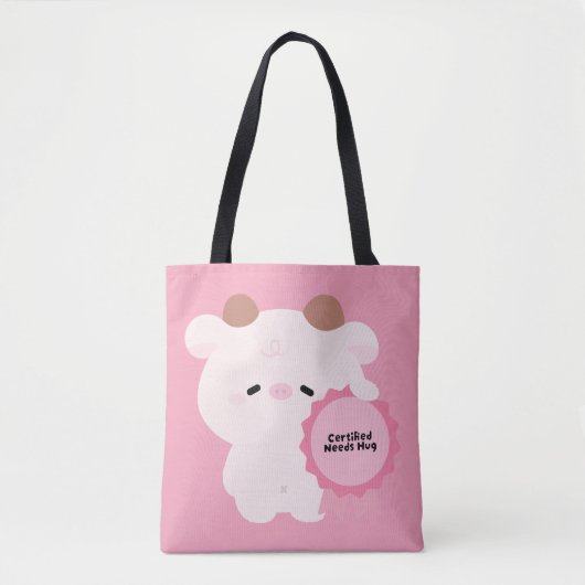 Zertifizierte Kuh braucht Umarmung Tasche (Vorderseite)