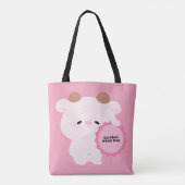 Zertifizierte Kuh braucht Umarmung Tasche (Rückseite)
