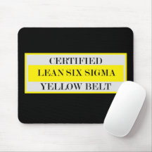 Zertifizierte Lean Six Sigma Yellow Belt Mousepad