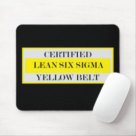 Zertifizierte Lean Six Sigma Yellow Belt Mousepad