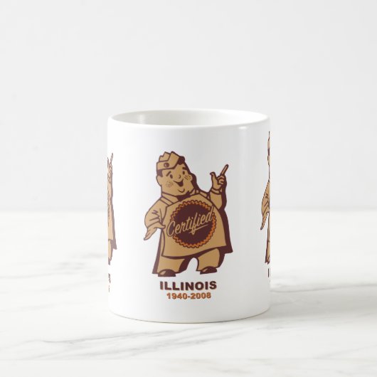 zertifizierte Lebensmittelunternehmer von Illinois Kaffeetasse (Mittel)