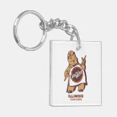 zertifizierte Lebensmittelunternehmer von Illinois Schlüsselanhänger (Vorderseite links)