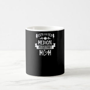 Zertifizierte medizinische Assistentin Mutter Kran Kaffeetasse