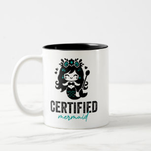 Zertifizierte Meerjungfrau SeaMug Zweifarbige Tasse