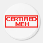 Zertifizierte Meh-Briefmarke Magnet (Vorne)