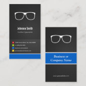 Zertifizierte Optometristin Optical Creative Innov Visitenkarte (Vorne/Hinten)