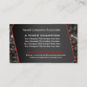 Zertifizierte Personal Trainer Template Business C Visitenkarte (Rückseite)