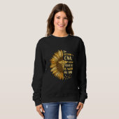 Zertifizierte Pflegeassistentin Cna Nurse Sunflowe Sweatshirt (Vorne ganz)
