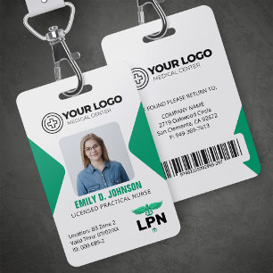 Zertifizierte Pflegefachfrau LPN Logo Foto & Barco Ausweis