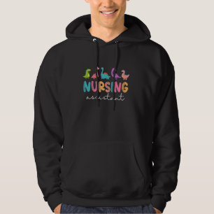 Zertifizierte Pflegehelferin CNA Dinosauriers Pfle Hoodie