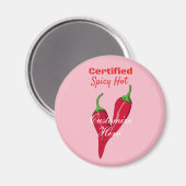 Zertifizierte scharfe Spikes Hot Thunder_Cove Magnet (Vorderseite/Rückseite)