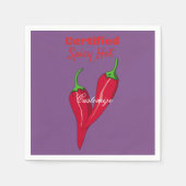 Zertifizierte scharfe Spikes Hot Thunder_Cove Serviette (Vorderseite)