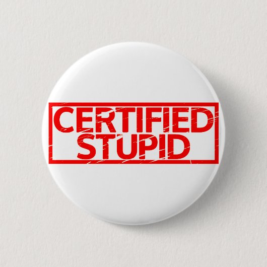 Zertifizierte STUDIE-Briefmarke Button (Vorderseite)