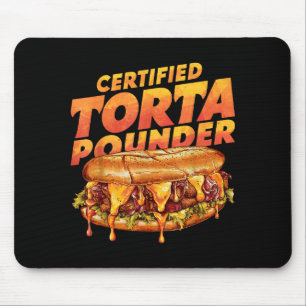 Zertifizierte Torta unter lustigem mexikanischen F Mousepad