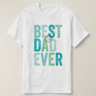 Zertifizierte Typografie für den besten Vater je V T-Shirt
