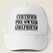 Zertifizierte vorgeführte Freundin Truckerkappe (Vorderseite)