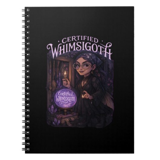 Zertifizierte Whimsigoth Hexe Broom Closet Classic Notizblock (Vorderseite)