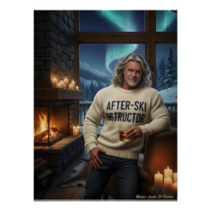 Zertifizierter After-Ski-Trainer, meldet sich zum Poster