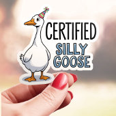 Zertifizierter Alberner Gänsewachs Aufkleber