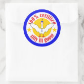 Zertifizierter Alberner Lil Gänse-Rundkleber Runder Aufkleber (Tasche)