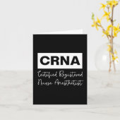 Zertifizierter amtlich anerkannter Anästhesist CRN Karte (Gelbe Blume)