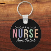 Zertifizierter amtlich anerkannter Anästhesist CRN Schlüsselanhänger (Vorderseite)