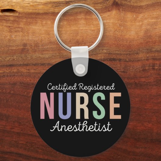 Zertifizierter amtlich anerkannter Anästhesist CRN Schlüsselanhänger (Vorderseite)