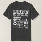 zertifizierter Assistent-Property Manager MultiTas T-Shirt (Design vorne)