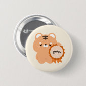 Zertifizierter ausgebrannter Tiger Button (Vorne & Hinten)