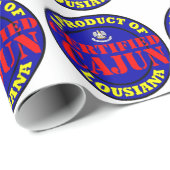 ZERTIFIZIERTER CAJUN GESCHENKPAPIER (Rolleneckpunkt)