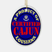 ZERTIFIZIERTER CAJUN KERAMIK ORNAMENT (Rechts)