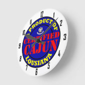 ZERTIFIZIERTER CAJUN RUNDE WANDUHR (Winkel)