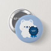 Zertifizierter Chaos Eisbär Button (Vorne & Hinten)