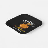 Zertifizierter Chicken-Nugget-Experte Pappteller (Gewinkelt)