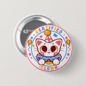 Zertifizierter Clown Button (Vorne & Hinten)